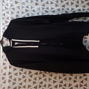 Zip down hoodie